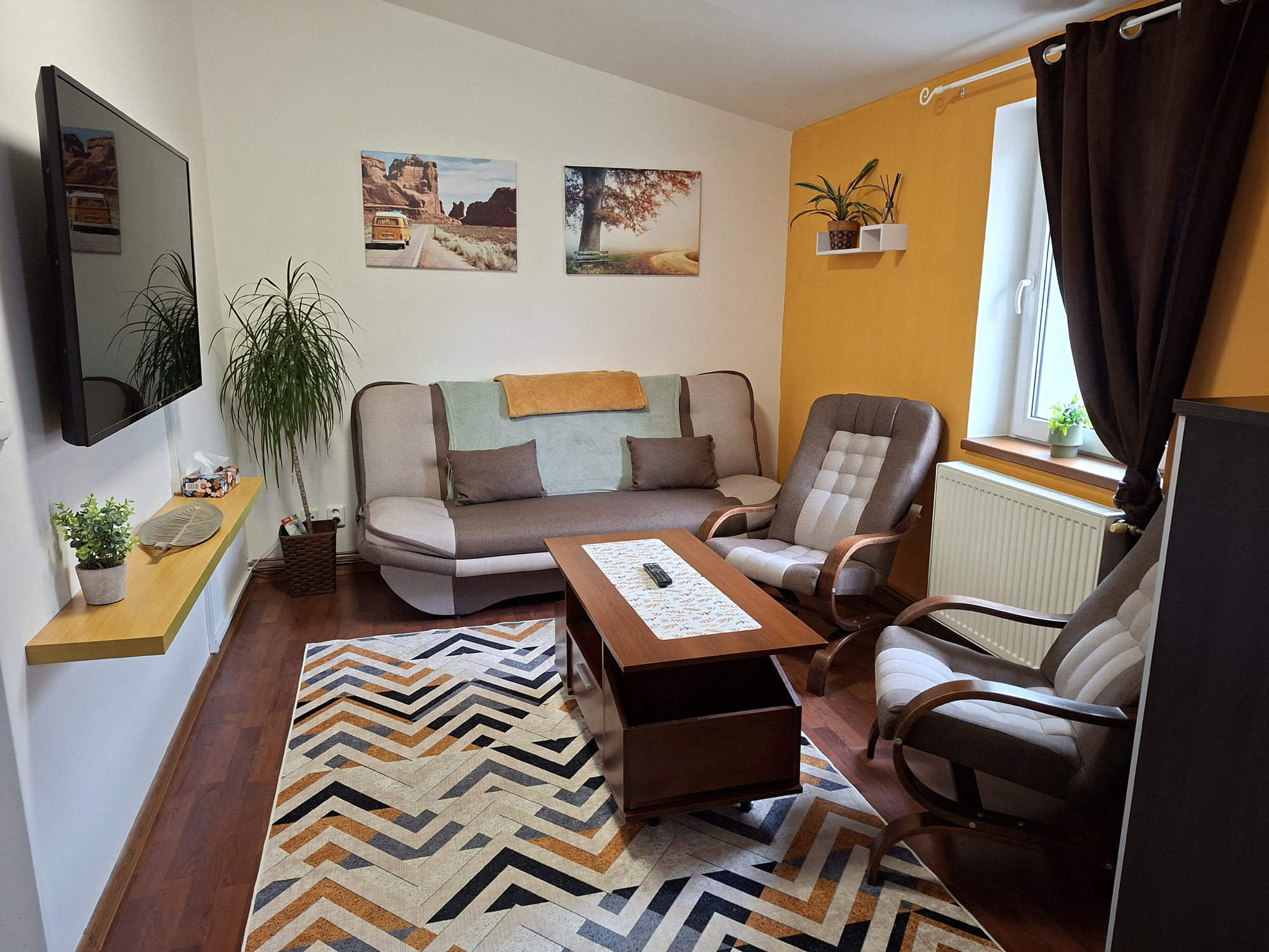 Apartmán s 1 ložnicí – Obývací pokoj