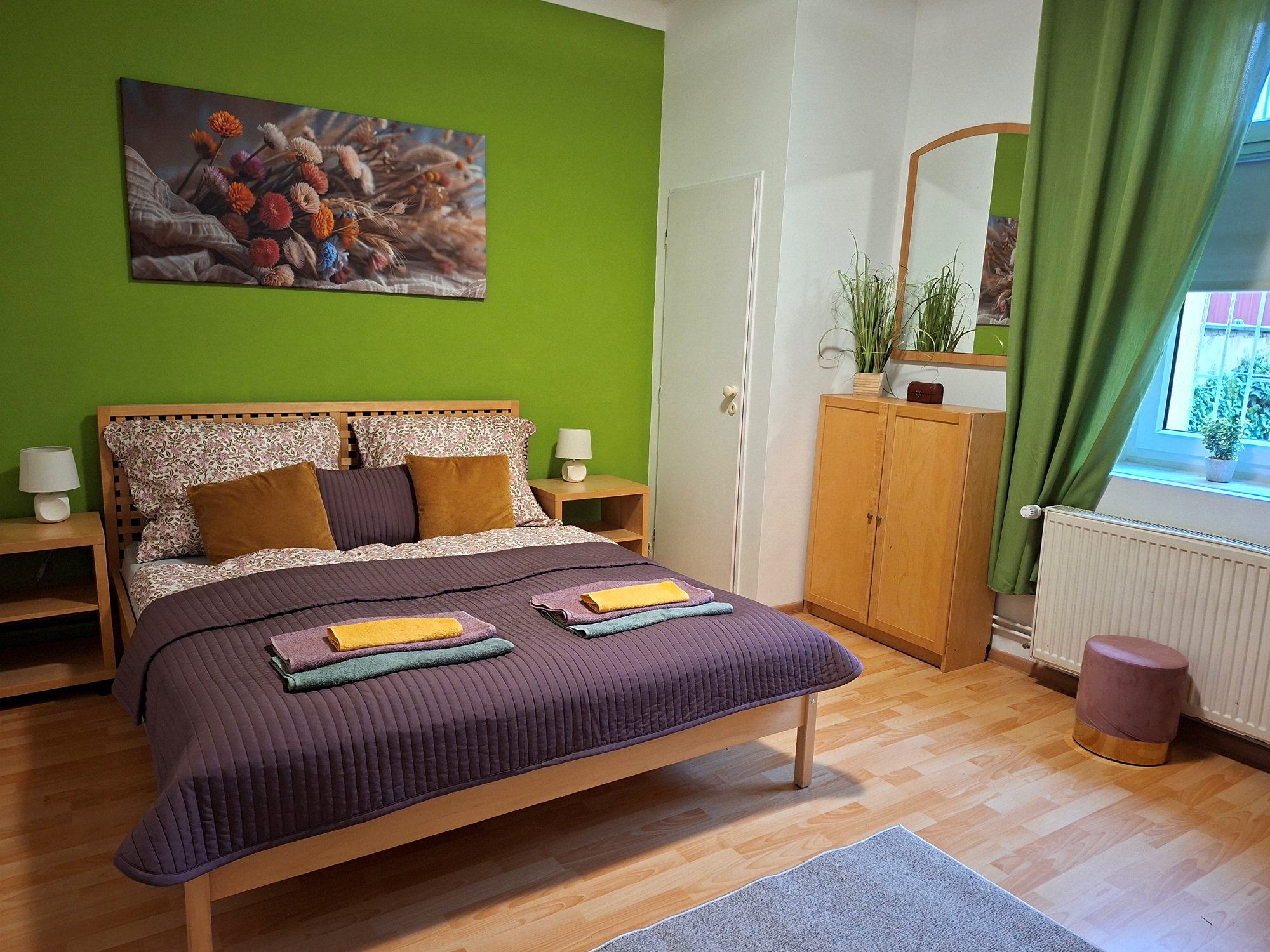 Apartmán v přízemí – Ložnice